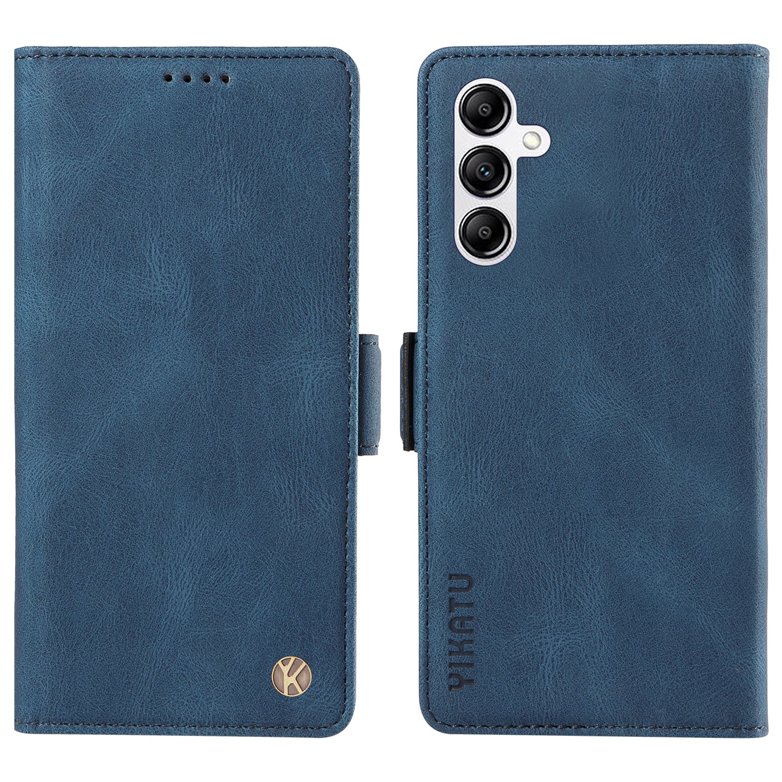 YIKATU YK-005 til Samsung Galaxy A14 5G mobiltelefoncover PU læder pungholder med skin-touch telefoncover YIKATU YK-005 til Samsung Galaxy A14 5G mobiltelefoncover PU læder pungholder med skin-touch telefoncover